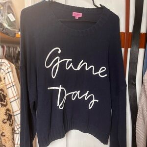 Miami Navy Blue 'Game Day' Sweater